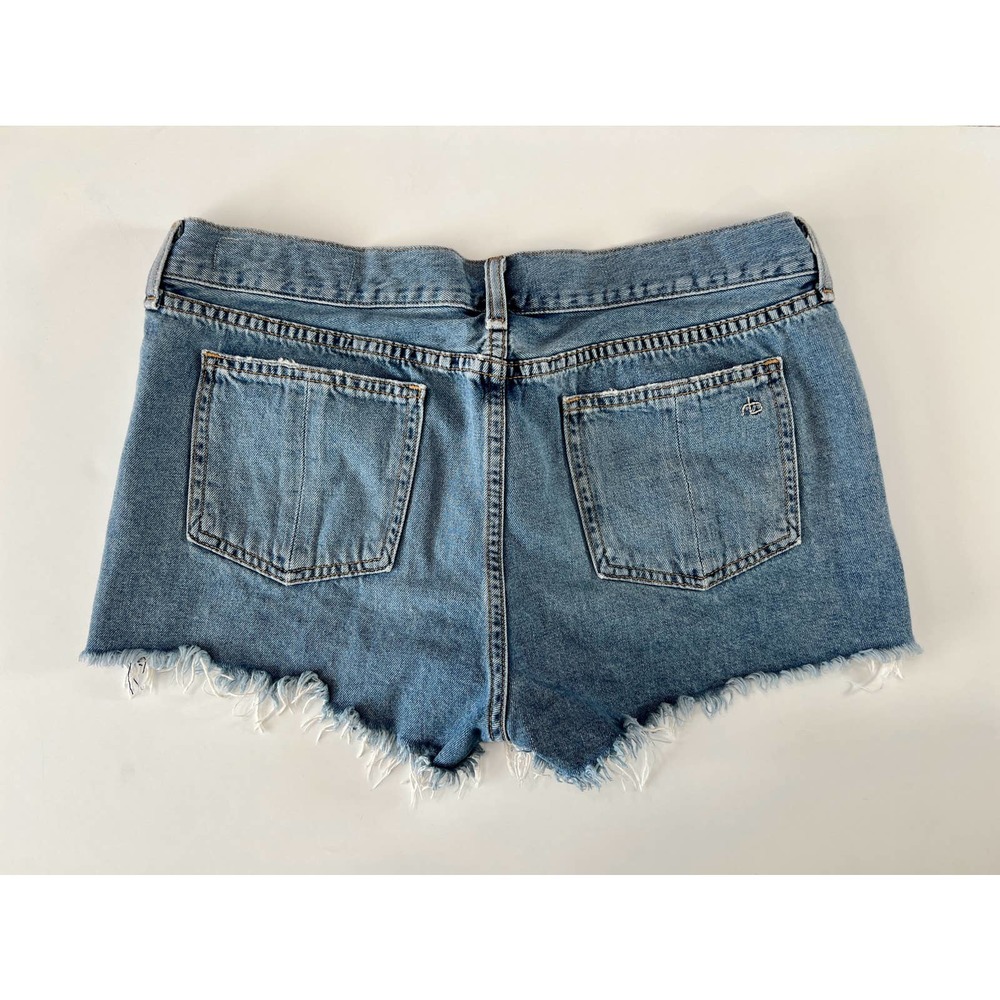 Rag & Bone Women’s Distressed Jean Shorts Size 28 - Picture 2 of 8